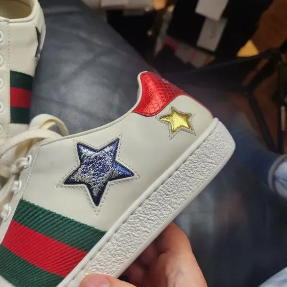 Gucci Ace sneakers size 8 in EUC - Picture 5 of 12